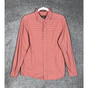 Eddie Bauer Relaxed Fit Long Sleeve Button Down Shirt Mens Size Medium Pocket‎